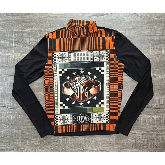 Vintage 1997 Jean Paul Gaultier Cyber Mesh Top Unisex, Size XL - Picture 1 of 7